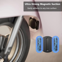 Coque en Silicone Magnétique RSH Smart Air Tag Certifiée MFi Localisateur Trouver Mon Porte-Clés pour Apple iOS Portefeuille Bagages Suivi Mondial