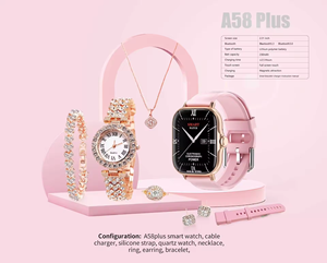 Reloj Inteligente para Mujer, Monitorización de Salud, Sueño y Actividad, NFC, Pantalla Cuadrada, A58 Plus, Reloj Inteligente de Lujo para Mujer - Product Image 6