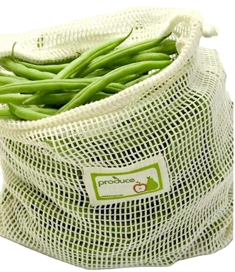 Yeniden kullanılabilir Net çanta, naylon örgü sebze fındık, bakkaliye, meyve ve sebze dikim koruma