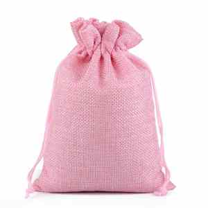 Sac à cordon en jute personnalisé, recyclable, écologique, durable, avec impression personnalisée - Product Image 2
