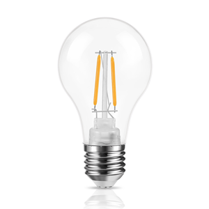 A19/a60 स्पष्ट एलईडी लाइट बल्ब 60W समकक्ष 3000K गर्म सफेद प्रकाश बल्ब 6w e26 बेस बेस - Product Image 2