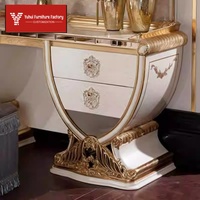 Table de toilette de luxe pour chambre à coucher, en bois massif sculpté, coiffeuse française, miroir de coiffeuse, tabouret, meubles sur mesure