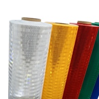 Rollo de láminas reflectantes llamativas de vinilo de grado HIP Micro prismático acrílico de 10 años para impresión Digital Eco solvente Road Sign