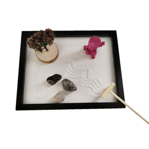 Mini ensemble cadeau de jardin de roche japonaise, décoration de bureau de maison, <span class=keywords><strong>Kit</strong></span> de sable de jardin Zen - Product Image 2
