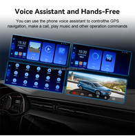 Autoradio universel 9 pouces avec égaliseur multibandes, réglage sonore, streaming Bluetooth, lecteur multimédia USB et carte TF