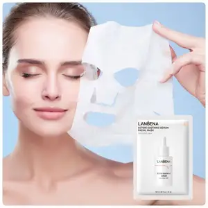 LANBENA Ectoin siero lenitivo Anti allergia riparazione pelle viso foglio trattamento Acne maschera viso idratante