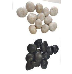 <span class=keywords><strong>Galets</strong></span> <span class=keywords><strong>noirs</strong></span> <span class=keywords><strong>et</strong></span> <span class=keywords><strong>blancs</strong></span> de 3 à 5 cm en gros, décoration de <span class=keywords><strong>jardin</strong></span> d'extérieur, pierre - Product Image 6