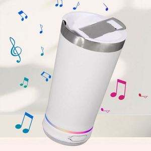 Custom logo 16oz Stainless Steel <b>Double</b> <b>Wall</b> Vacuum Speaker Beer Tumbler Travel Camping Music Beer Cup Insulated Speaker <b>Mug</b> - Product Image 6