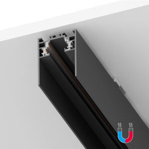 <span class=keywords><strong>Rail</strong></span> magnétique LED encastré en aluminium extrudé pour éclairage linéaire LED encastré DC48V intérieur 1m 1,5m 2m <span class=keywords><strong>3m</strong></span> - Product Image 3