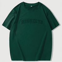 Camisetas de Manga Corta para Hombre, Premium, 100% Algodón, Tejido de Punto, Talla Grande, 300g, Transpirables, Unisex, Cuello Redondo, Diseño Liso para Imprimir