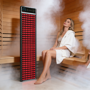 <span class=keywords><strong>Lampe</strong></span> de <span class=keywords><strong>luminothérapie</strong></span> infrarouge pour sauna, étanche, panneau en verre trempé, fonction de minuterie, télécommande pour spa à domicile - Product Image 5