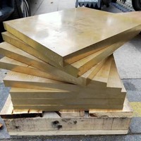 Imperial 1-1/2inch Brass Plate EN12451 Waterproof Durable Metal Sheet for Workshop & Warehouse Applications