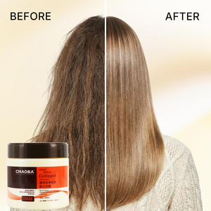 Masque capillaire au collagène, huile d'argan et de macadamia ODM OEM 500ml pour salon de coiffure - Hydrate, répare, lisse et revitalise <span class=keywords><strong>les</strong></span> <span class=keywords><strong>cheveux</strong></span> secs et abîmés - Product Image 6