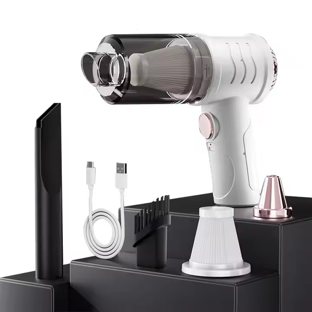 Car Mini Vacuum Cleaner Cordless Handheld Portable Rechargeable 2 in 1 Mini Vacuum Cleaner for Home and Keyboard