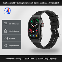 Smartwatch OEM con Schermo Curvo da 2.0", Chiamate BT, Monitoraggio Frequenza Cardiaca, SpO2, Contapassi, Impermeabile per Uso Quotidiano, per Marchi Fitness