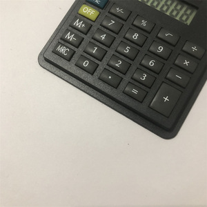 815B Calculator Battery Powered Black ABS Material Handbag Size Notebook Style Multi Purpose - Product Image 4