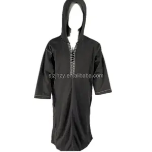 Islamitische Kleding Kaftan Voor Jongens India Kleding Moslim Jurk Voor Jongen Arabische Dubai Jalabiya Thobe Hooded Jongen Jurk Winter Stijl