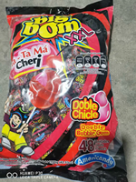 Sucettes à bulles XXL Big Fruit Big Bom, sucettes à bulles OEM
