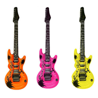 Offre Spéciale coloré pvc instrument jouet de guitare gonflable