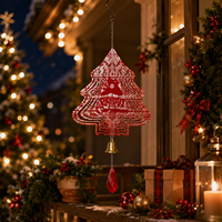 Carillons éoliens en fonte faits à la main en gros pour extérieur, jardin, patio, cloches suspendues décoratives, rustiques, contemporains, mobiles, pour anniversaire, mariage