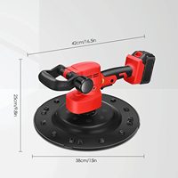 Outil compact 48V pour le finissage des surfaces en béton, ponceuse manuelle pour le lissage des murs domestiques