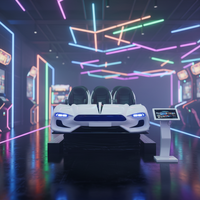 JiaYi JY-6RSC06S Machine de jeu de tir VR 9D, simulateur de cinéma VR 360 à monnayeur en PVC pour parcs d'aventure et parcs à thème