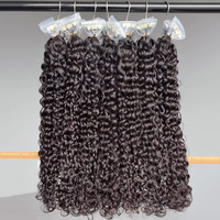 Paquetes de Cabello Humano Virgen Vietnamita Crudo SDD de 100g, Extensiones de Cabello Rizado Pixie de Doble Trama al por Mayor con Cutícula Alineada