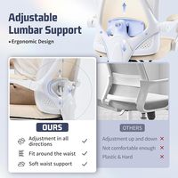 Chaise en maille de bonne qualité avec dossier haut réglable en hauteur