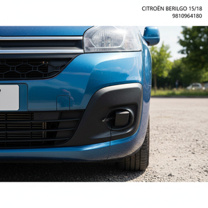 Cubierta de Gancho de Remolque para Parachoques Delantero CITROEN BERLINGO 15/18, Compatible con el Número de Pieza OEM 9810964180 - Product Image 3