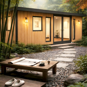Casetta Prefabbricata per Ospiti da Giardino, Cabina Modulare a Installazione Rapida, <span class=keywords><strong>Sala</strong></span> Ricevimenti Senza Necessità di Costruzioni Pesanti, Uso Esterno - Product Image 6