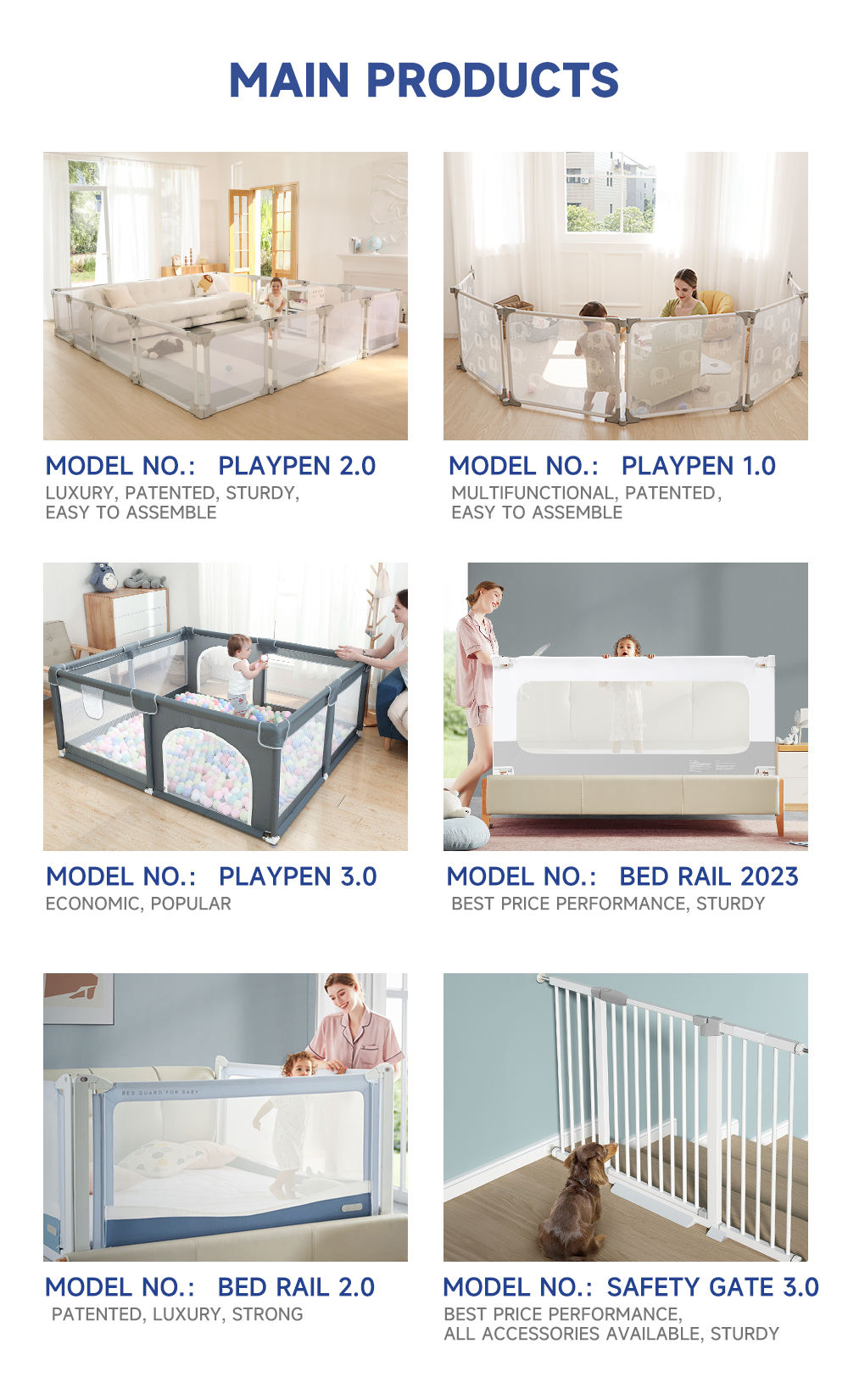 Baby Safety Bed Guard Durable and Eco-Friendly Rails