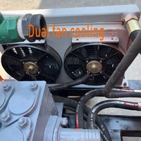 Plateforme de forage de puits d'eau profonde portable sur roues, 100m 200m, pompe à boue, compresseur d'air, plateforme de forage hydraulique de roche