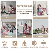 Gym Essentials Femmes Hommes Fitness Exercice Organisation Équipement d'Entraînement Rangement Organisateur Yoga Mat Holder Storage Rack