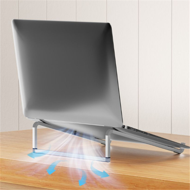 Factory Directly Hot Seller Office Accessories Desk Foldable Laptop Holder Compatible Universal Ventilated Holder Mount
