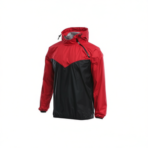 OEM 2021ยิมฟิตเนสแขนยาวกันน้ำ Windproof การออกแบบที่กำหนดเองผู้ชายชุดซาวน่า - Product Image 1