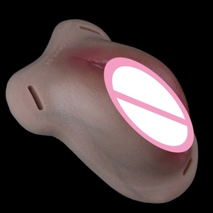 ORALSX Wearable Vagina Realistic Pussy with Clit and Channel Strapon Vaginal Sissy Pants Sissy Cross <b>Dressing</b> Pants Pussy Shape - Product Image 3