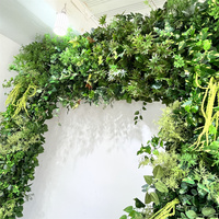 SPR mariée Bouquet Occasion De Mariage Décoration Plante Verte Fleur arc Fleur Mur Toile De Fond Panneau De Fleurs Artificielles