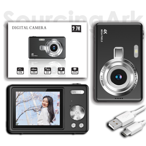 กล้องถ่ายรูป SourcingArk Anti Shake 16X FHD 1080P สไตล์เรโทร วินเทจ ยุค 2000 ราคาประหยัด ภาพคมชัด 96 ล้านพิกเซล รองรับการ์ด TF กล้องดิจิตอลยุค 2000 - Product Image 1