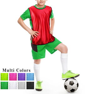 Camisetas deportivas personalizadas para niños, maillot de fútbol, pinnies de entrenamiento, venta al por mayor, OEM - Product Image 1
