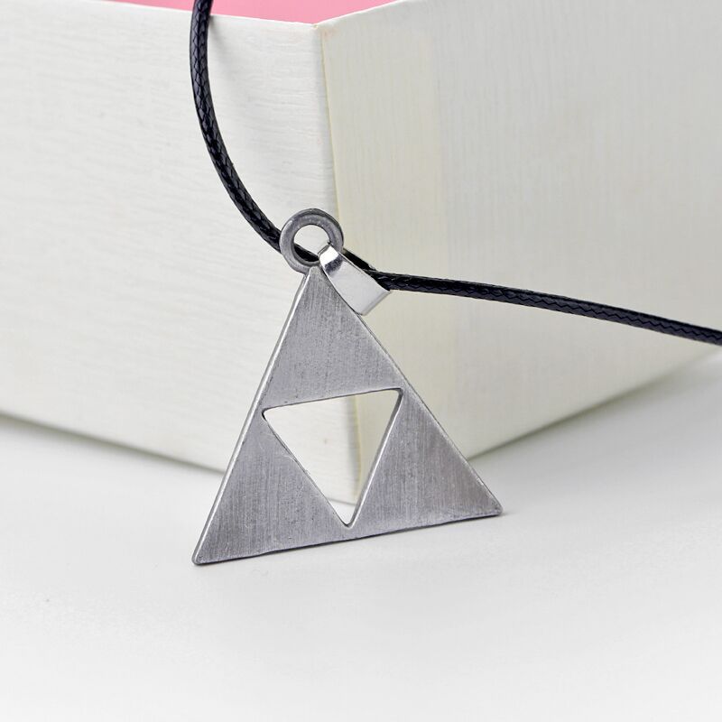 Game Zelda Necklace - Retro Triangle Logo Pendant Choker