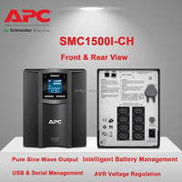 SMC1500I-CH Smart-UPS Fasa Tunggal 1500VA 900W Unit Daya Cadangan dengan Baterai Asam Timbal VRLA Internal Output Gelombang Sinus Murni