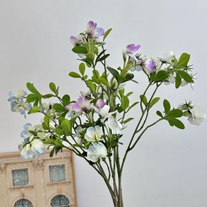 Fleurs de pois artificielles en soie, haute simulation, décoration intérieure, accessoires de mariage, style minimaliste - Product Image 1