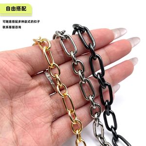 Chaîne torsadée 1,0x4,0x5,0 mm en métal gunmetal pour la fabrication de colliers, accessoires de bijoux DIY - Product Image 3