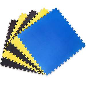 Almohadillas de EVA entrelazadas de alta densidad, antideslizantes y duraderas, para suelo de garaje, color negro y gris, diseño de diamante, directamente de fábrica. - Product Image 1