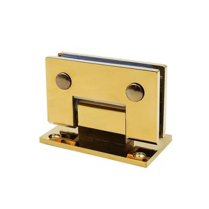 DEVE Bisagras de latón de 90 grados de alta resistencia de acero inoxidable para mamparas de ducha, herrajes negros modernos para puertas de ducha y ventanas de baño - Product Image 6