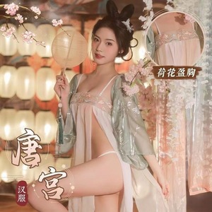 ชุดชั้นในเซ็กซี่ ฮันฟู ไซส์ใหญ่ สไตล์โบราณ ยั่วยวน บริสุทธิ์และเย้ายวน ชุดรัดหน้าท้อง ซื่อสัตย์ ชุดสไตล์ราชสำนัก - Product Image 2