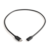 Câble de données USB Type-C mâle vers femelle avec blindage en nylon tressé, charge rapide 3A pour téléphone portable et ordinateur
