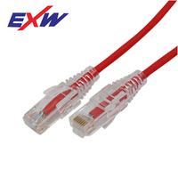Kabel Patch Cat6 Ultra Tipis Ningbo EXW 28AWG 32AWG, Kabel Patch Cat 6 Slim Line, Kabel Patch Ultra Tipis Cat 6a