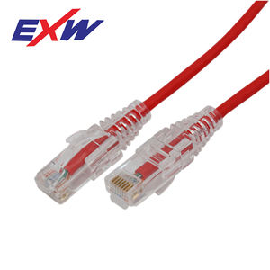 EXW 28AWG 32AWG cavo <span class=keywords><strong>patch</strong></span> cat6 ultra sottile cavo <span class=keywords><strong>patch</strong></span> <span class=keywords><strong>cat</strong></span> 6 slim line <span class=keywords><strong>cat</strong></span> <span class=keywords><strong>6a</strong></span> cavi ultra sottili - Product Image 3