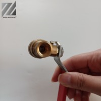 Service personnalisé d'usine, forgeage à chaud, adaptateur femelle en cuivre, robinet, vanne, pièces forgées en laiton